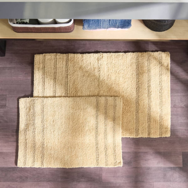 HOMEBOX | Mabel 2-Piece Cotton Reversible Bathmat Set | 166680010