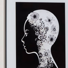 HOMEBOX | Fero Lady Wall Plaque Tinted Glass Frame - 30x2x40 cm | 166692438