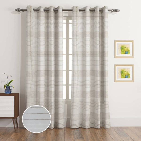 HOMEBOX | Nordic 2-Piece Sheer Curtain Set - 140x240 cm | 166719519