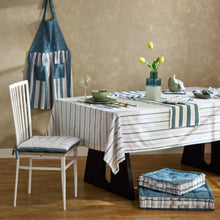 HOMEBOX | Harley Azure Ribbed Table Runner - 33x120 cm | 166749587