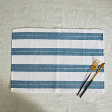 HOMEBOX | Harley Azure Ribbed Placemat - 33x45 cm | 166749592