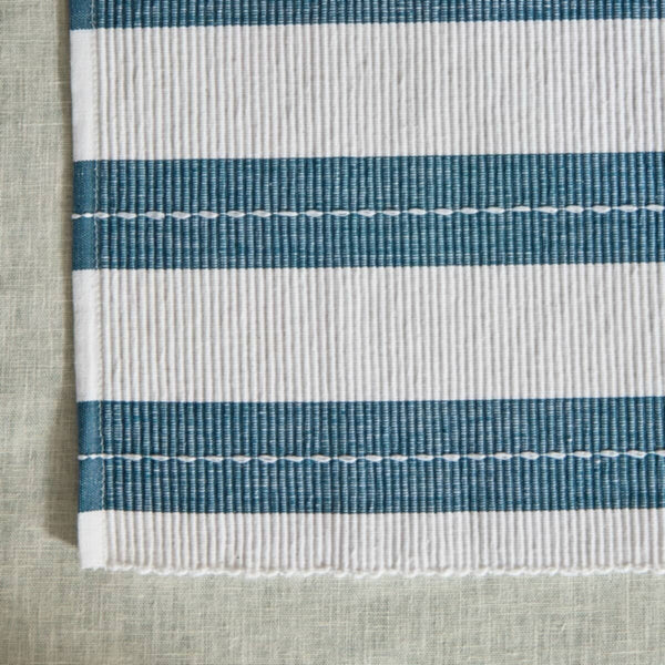 HOMEBOX | Harley Azure Ribbed Placemat - 33x45 cm | 166749592