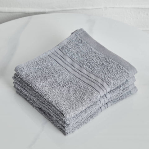 HOMEBOX | Essential Carded 4-Piece Face Towel Set - 30x30 cm | 166762250