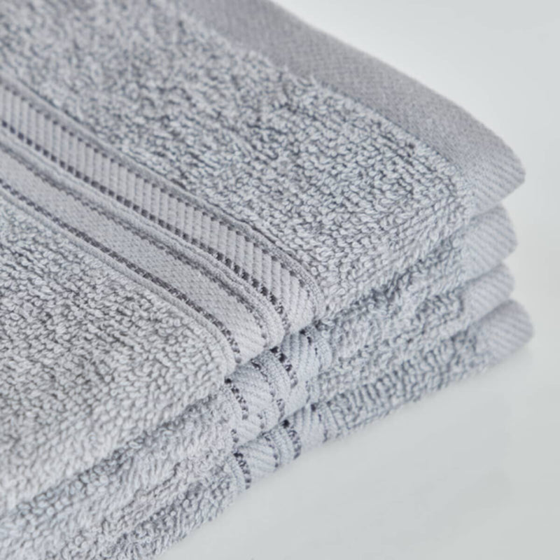 HOMEBOX | Essential Carded 4-Piece Face Towel Set - 30x30 cm | 166762250