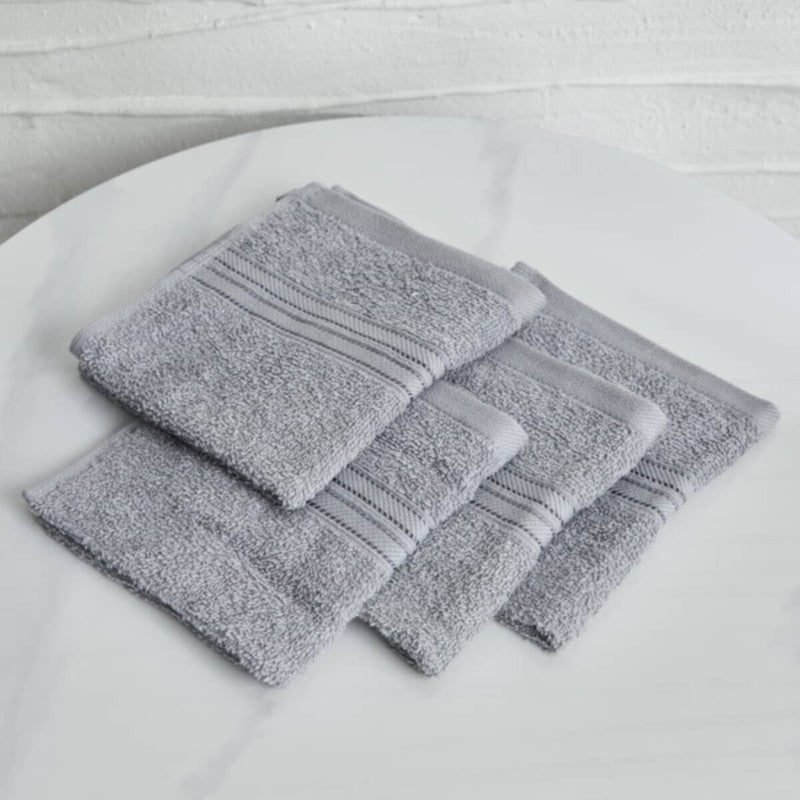HOMEBOX | Essential Carded 4-Piece Face Towel Set - 30x30 cm | 166762250