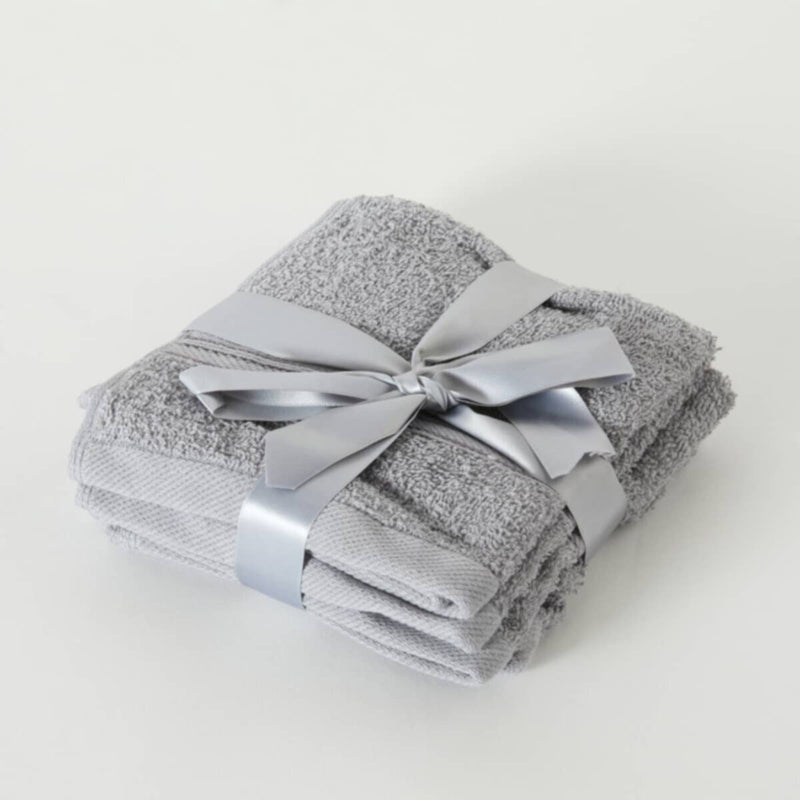 HOMEBOX | Essential Carded 4-Piece Face Towel Set - 30x30 cm | 166762250