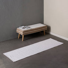 HOMEBOX | Allan Snow Recycled Cotton Dhurrie - 60x180 cm | 166832991