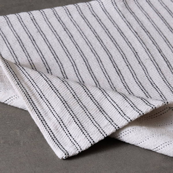 HOMEBOX | Allan Snow Recycled Cotton Dhurrie - 60x180 cm | 166832991