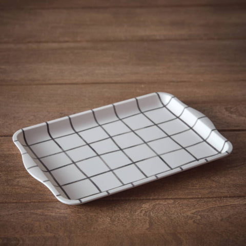 HOMEBOX | Checkered Cosmos Tray - 30 cm | 166837333