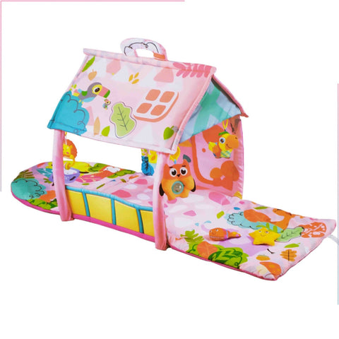 4 in1 Baby Play Gym Mat Pink 142*142*45 CM | 273 4