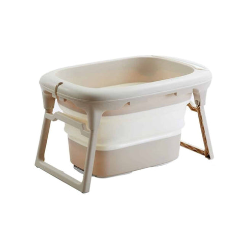 Save Space Baby Foldable Bathtub Plastic Beige | 275 4