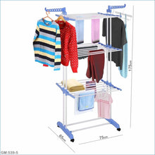 Foldable 3 Layers Drying Clothes Rack Blue | 539 5