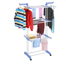 Foldable 3 Layers Drying Clothes Rack Blue | 539 5