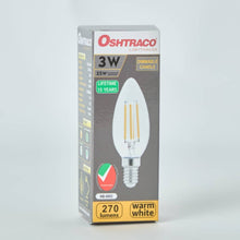 HOMEBOX | Oshtraco 3W Filament E14 Warm White Dimmable LED Bulb | 167084379