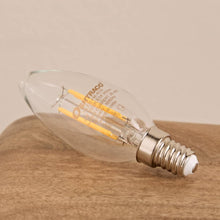 HOMEBOX | Oshtraco 4W E14 Warm White Clear Filament LED Bulb | 167084380