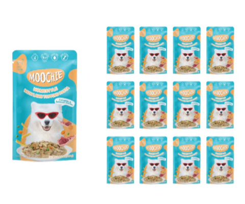MOOCHIE | Homestyle With Lamb & Pasta 120Gx12 Pouchs | 16914