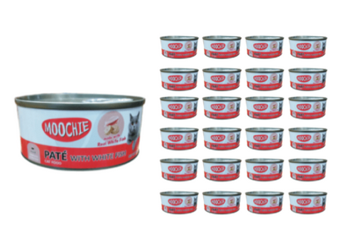 MOOCHIE | Loaf With White Fish 156Gx24 Cans | 16930