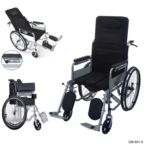 Full-Lying Foldable Wheelchair | 801-5