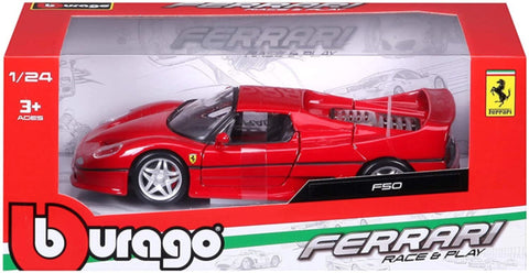 BBURAGO | 18-26010  1/24 Ferrari R & P (W/O Stand) - F50 | 47526010