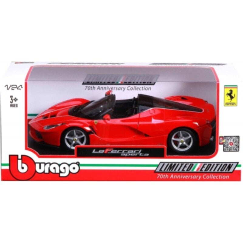 BBURAGO | 18-26022 1/24 Ferrari R&P (W/O Stnd) - Laferrari Aperta - Rd | 47526022