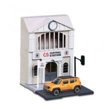 BBURAGO | 18-31505 1:43 Str. Fire Bburago City, Train Station | 47531505