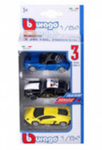 BBURAGO | 18-59030 1/64 Vehicles, 3-Pk. | 47559030