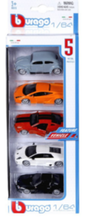 BBURAGO | 18-59031 1/64 Vehicles, 5-Pk. | 47559031