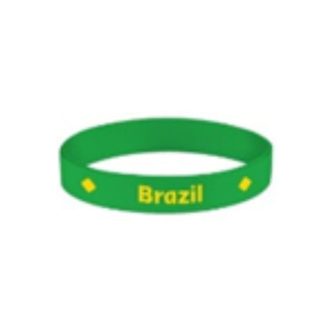 Brazil Silicone Sport Wristbands | 1906-003BRA