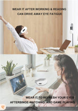 Electric Eye Massager Foldable Rechargeable Heat Vibration Air Compression Massage With Music | 11010000EMR01