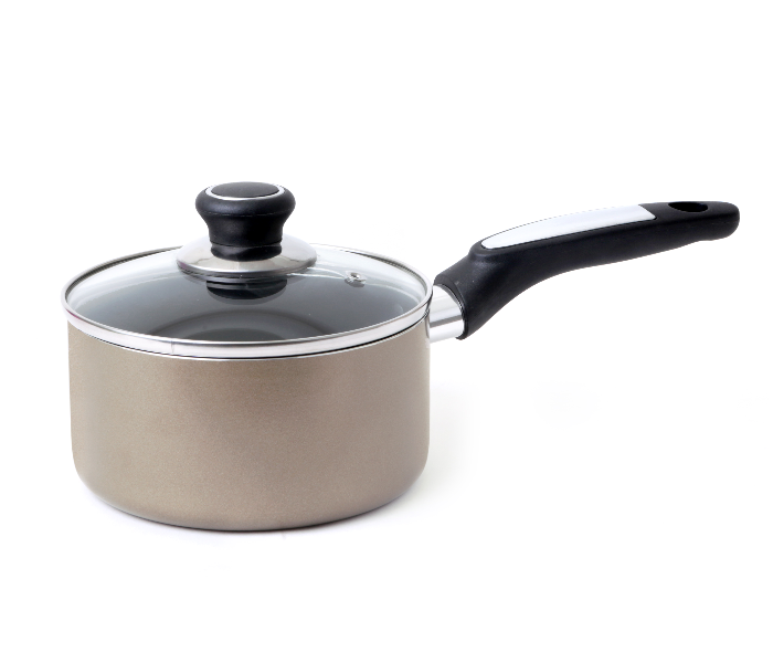 ROYALFORD | 20cm Non Stick Sauce Pan with Lid Gold | RF2962