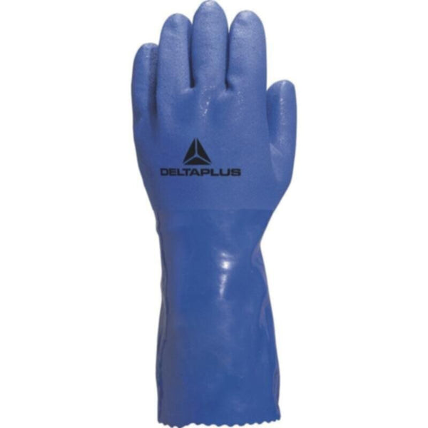 DELTAPLUS | Petro-Chemical Hand Gloves | Blue | PETRO VE780