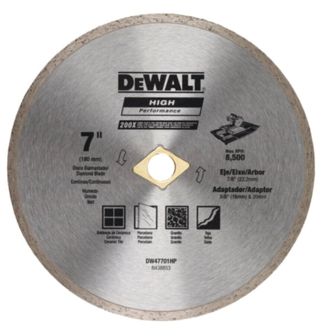 DEWALT | Continuous Rim 180 X 5 X 22.2mm | DW47701HP