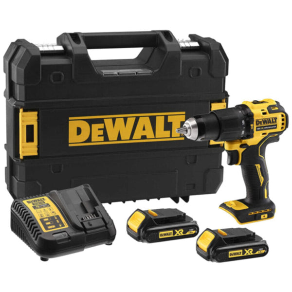 DEWALT | 18V Impact Drill Driver 2 Battery 1.5 Ah + Charger | DCD709S2T-GB