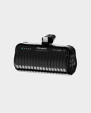 MOXEDO | Capsule 5000mAh Mini Power Bank 20W Built-in Lightning Connector with Kickstand Black | MX-CPB026-BK