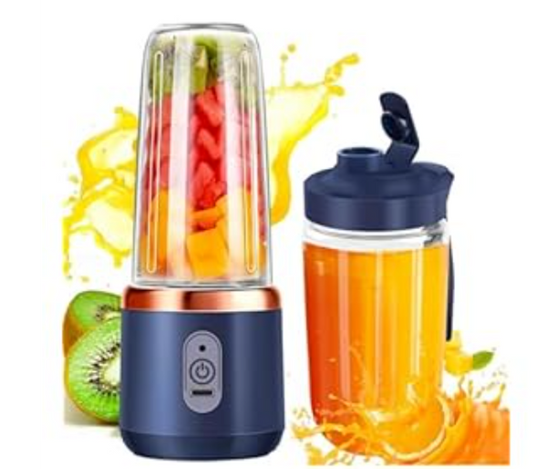 Small Portable Juicer Blender 400ml x2 Multi Function Professional Juice Maker for Fruits Vegetables and Smoothies | JPO2121