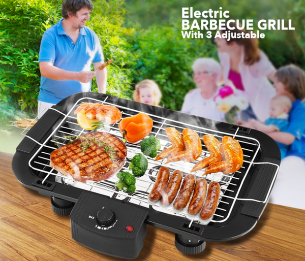 Electric Barbecue Grill Maker JA150 - Black | JPG7347
