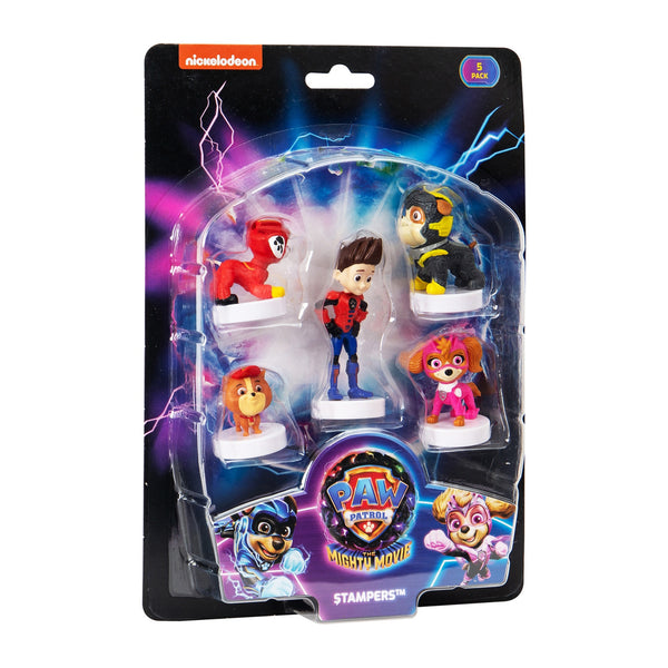 NICKELODEON | Paw Patrol The Mighty Movie stampers blister 5 pack S2 | PAWM5240