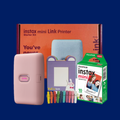 INSTAX | Instax Mini Link Starter Kit Dusky Pink | MFFPIINCLKDPBK