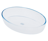 ROYALFORD |  3 Litre Glass Oval Baking Dish Clear | RF2700-GBD
