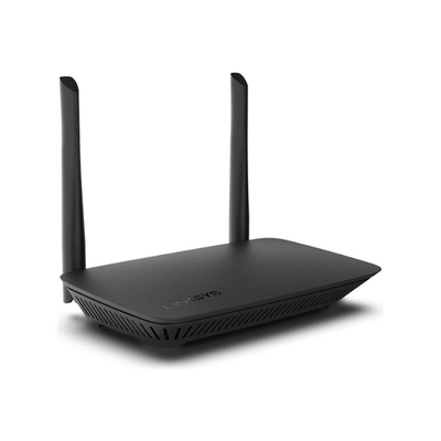 LINKSYS | AC1200 Dual-Band WiFi Router 802.11ac Up to 1.2Gbps Speed 2 Adjustable Antennas 4×LAN & 1×WAN Ports Beamforming Technology WPA2 Security Guest Network Parental Controls Wall-Mountable Design E5450 LN3101 | MLKITRTLN3101