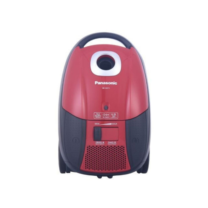 PANASONIC | 1900W Deluxe Series Vacuum Cleaner 6Ltrs Dust Capacity Red - MC-CG711R747 | APAVCCG711R74