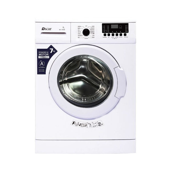 OSCAR | Front Loading Washing Machine 7Kg Energy Efficient Gentle And Thorough Washing White | OFL 7R10 W1