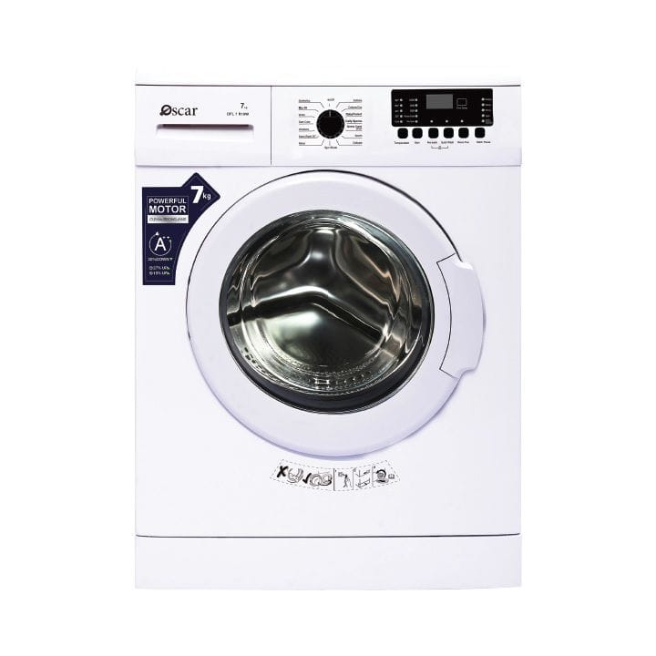 OSCAR | Front Loading Washing Machine 7Kg Energy Efficient Gentle And Thorough Washing White | OFL 7R10 W1