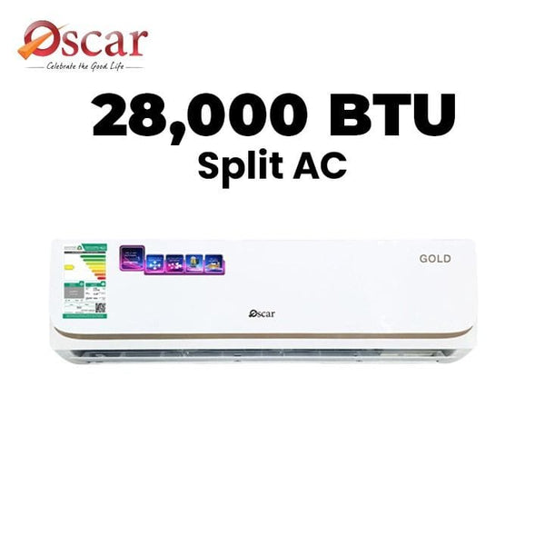 OSCAR | 2.5 Ton Split Air Conditioner 28000 BTU Modern Design Reliable Performance White | OS30MCR410