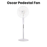 OSCAR | Oscar Pedestal Fan Oscillating Function  Reliable Performance White | OSF-1640