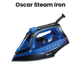 OSCAR | Steam Iron Powerful Steam Output Non Stick Soleplate And Easy Temperature Control Steam Burst Self Cleaning Anti Drip Blue Granite | OSI2223