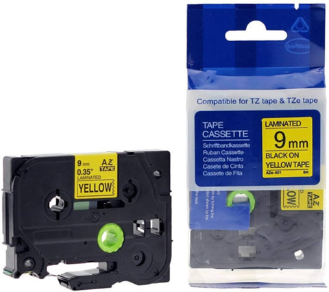 BROTHER | TZe-621 9mm Label Tape