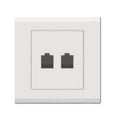 MILANO | Tel+Data Outlet Cat6Mpw | 210100300260