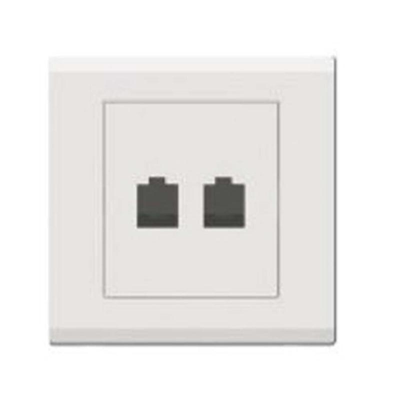 MILANO | Tel+Data Outlet Cat6Mpw | 210100300260
