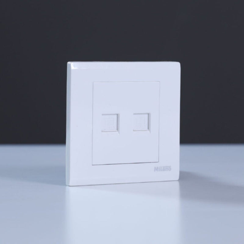MILANO | Dual Data Outlet Cat6Mpw | 210100300294